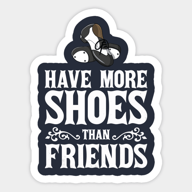 Funny Introvert Tap Dance Shoes For Girls Boys Gift Sticker by Freid